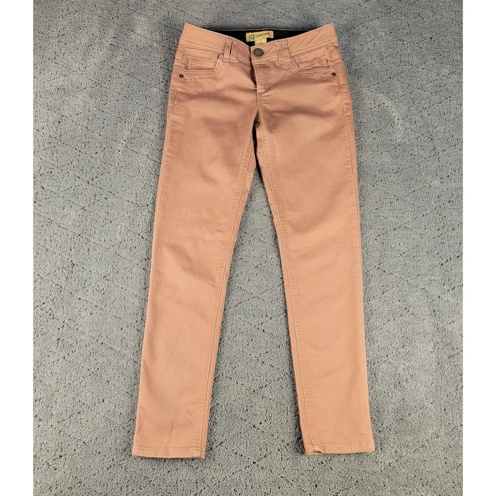 Democracy Jeans Womens 2 Pink Ab Technology Skinny Ankle Slimming Low Rise